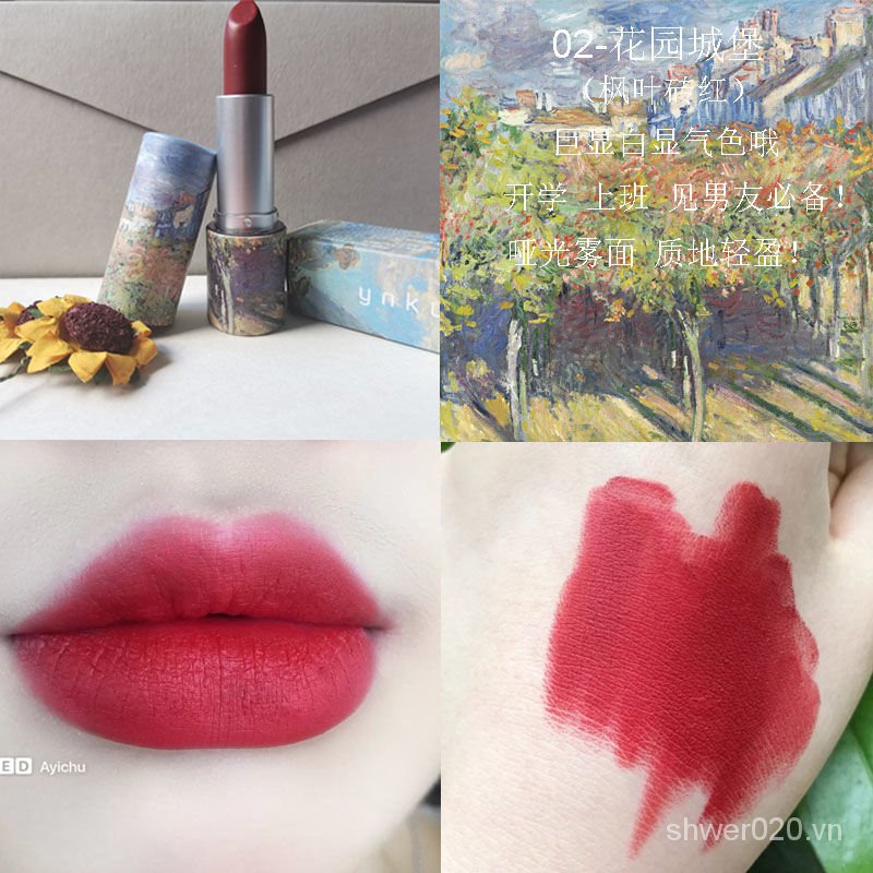 Oil Painting Lipstick Matte Matte ins Does Not Fade Non-Stick Cup Waterproof White Makeup Light Nude yPe3 | BigBuy360 - bigbuy360.vn