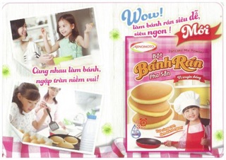 Bột bánh rán pha sẵn 200g có 2 vị mới🌺🌺🌺