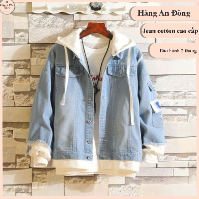 ÁO KHOÁC JEAN UNISEX CAO CẤP CHUẨN ĐẸP + HÌNH THẬT + CHẤT VẢI TỐT + MIỄN SHIP TOÀN QUỐC - MUA NGAY