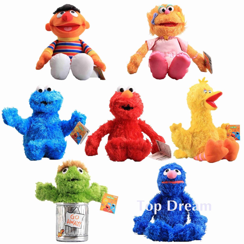 Con Rối Đeo Tay Hình Hoạt Hình Sesame Street Elmo Cho Bé