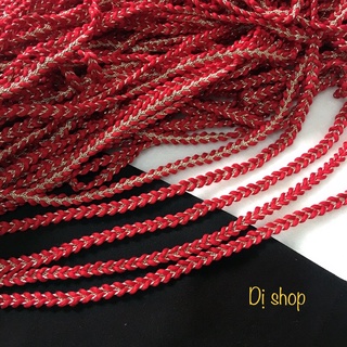 1M Viền dạ tweet đỏ 8mm
