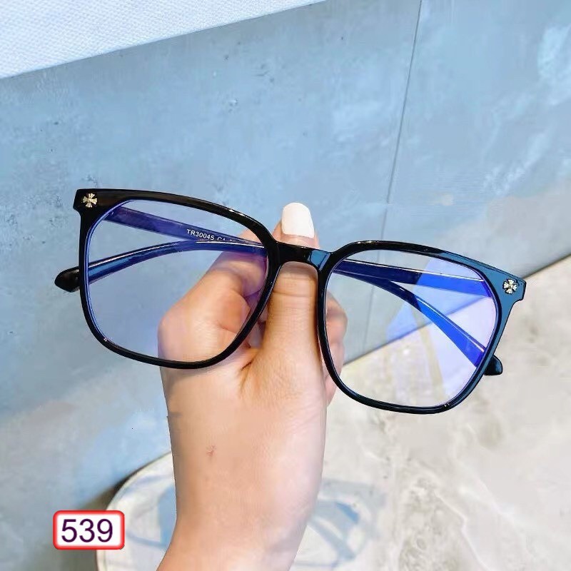 Kính Form vuông Nam Nữ 539 Chất liệu nhựa hàn quốc kiểu dáng hot trend