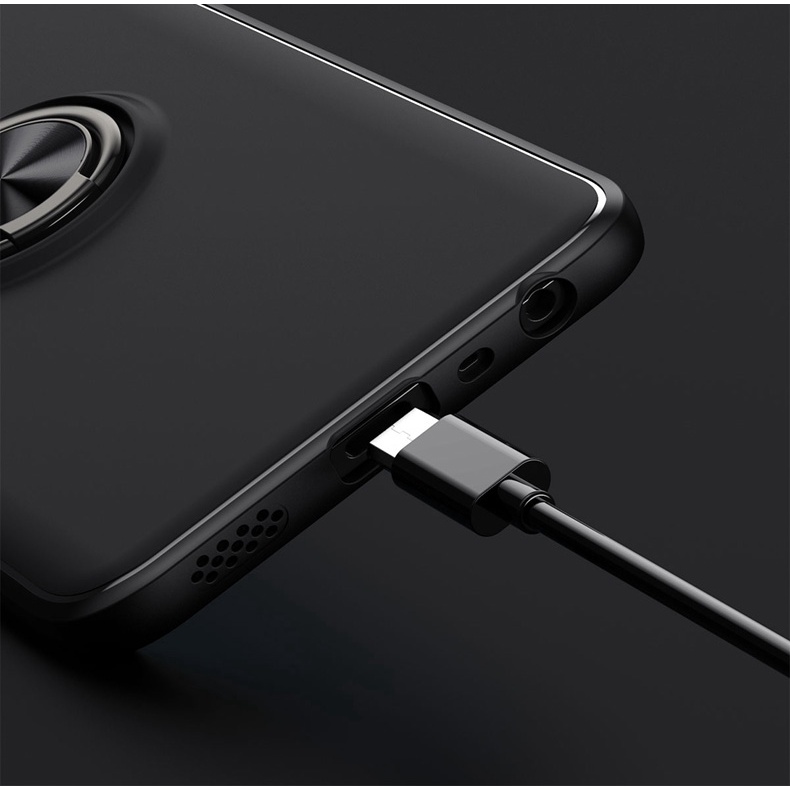 Ốp Lưng Auto Focus OPPO A54 Cao Su Bracket Iring