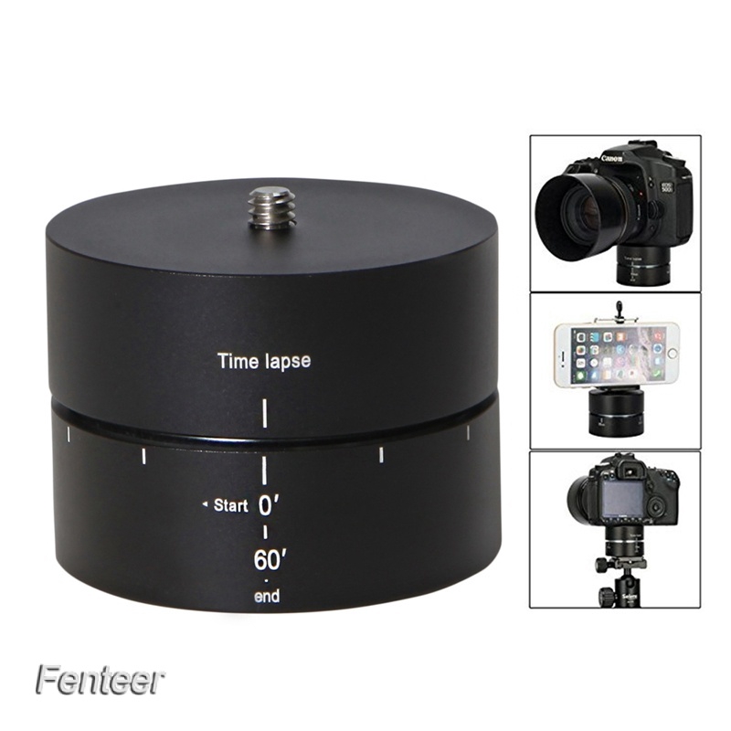 [FENTEER] 360 Rotation Camera Tripod Head Panorama Time Lapse Mount for GoPro Phone