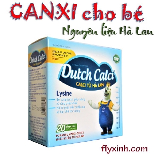 DUTCH CALCI - Canxi từ Hà Lan cho trẻ, bổ sung Vitamin D3 và vitamin K2 ngừa còi xương, hỗ trợ phát triển chiều cao