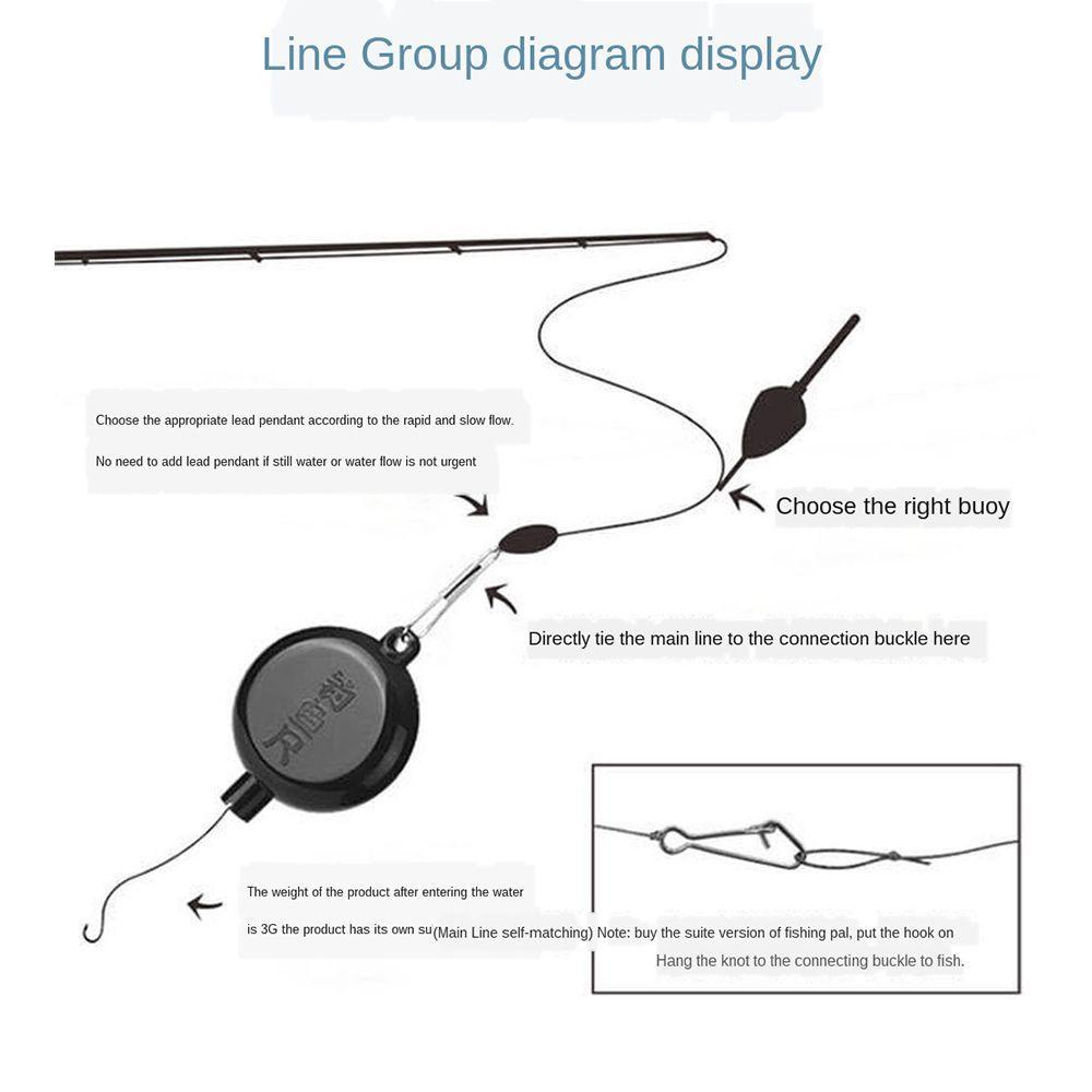 MUVAKO Kích Hoạt Móc Câu Cá Tự Động Bằng Thép Không Gỉ Chất Lượng Cao