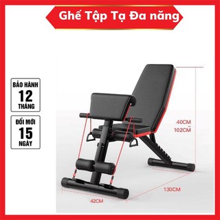 [NHẬP KHẨU] Ghế tập tạ đa năng, hỗ trợ tập cơ bụng, bảo hành 12 tháng lỗi 1 đổi 1