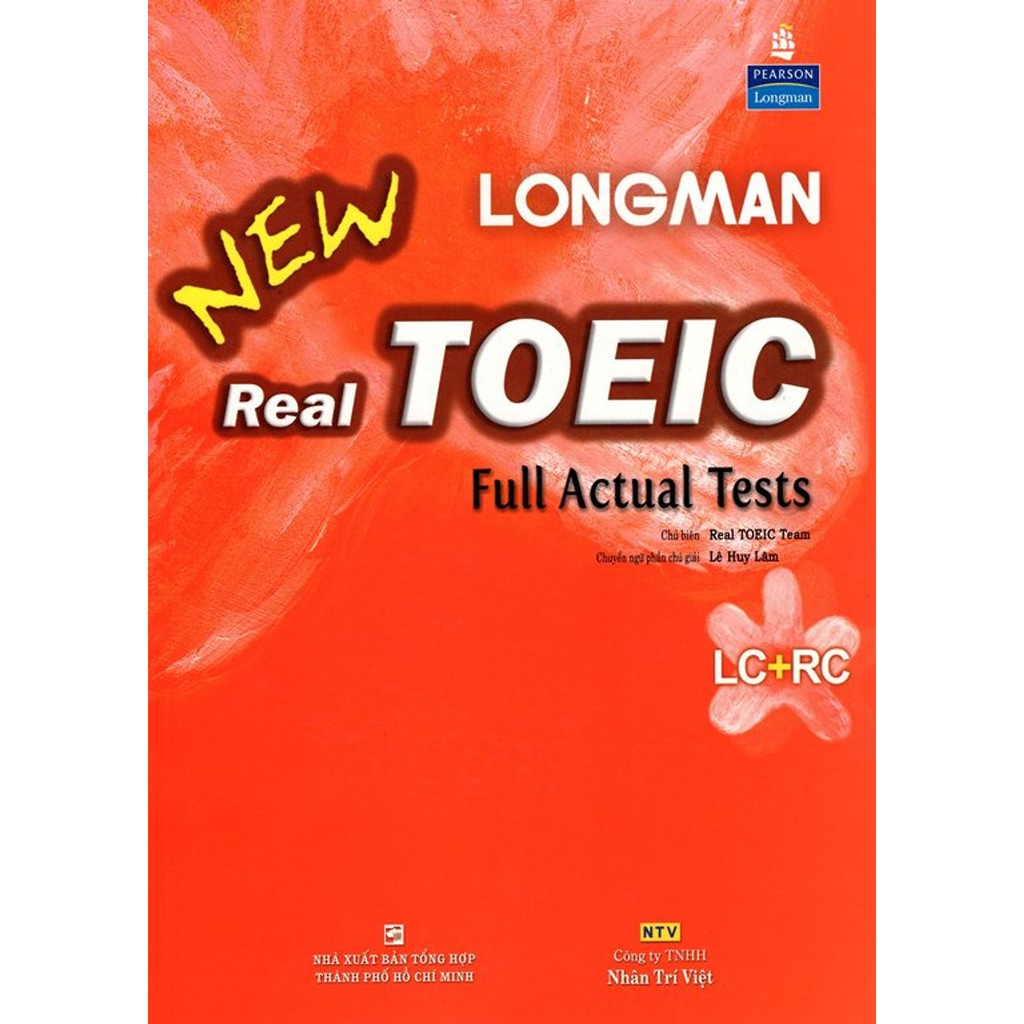 Sách - Longman New Real TOEIC Full Actual Tests (Kèm CD)