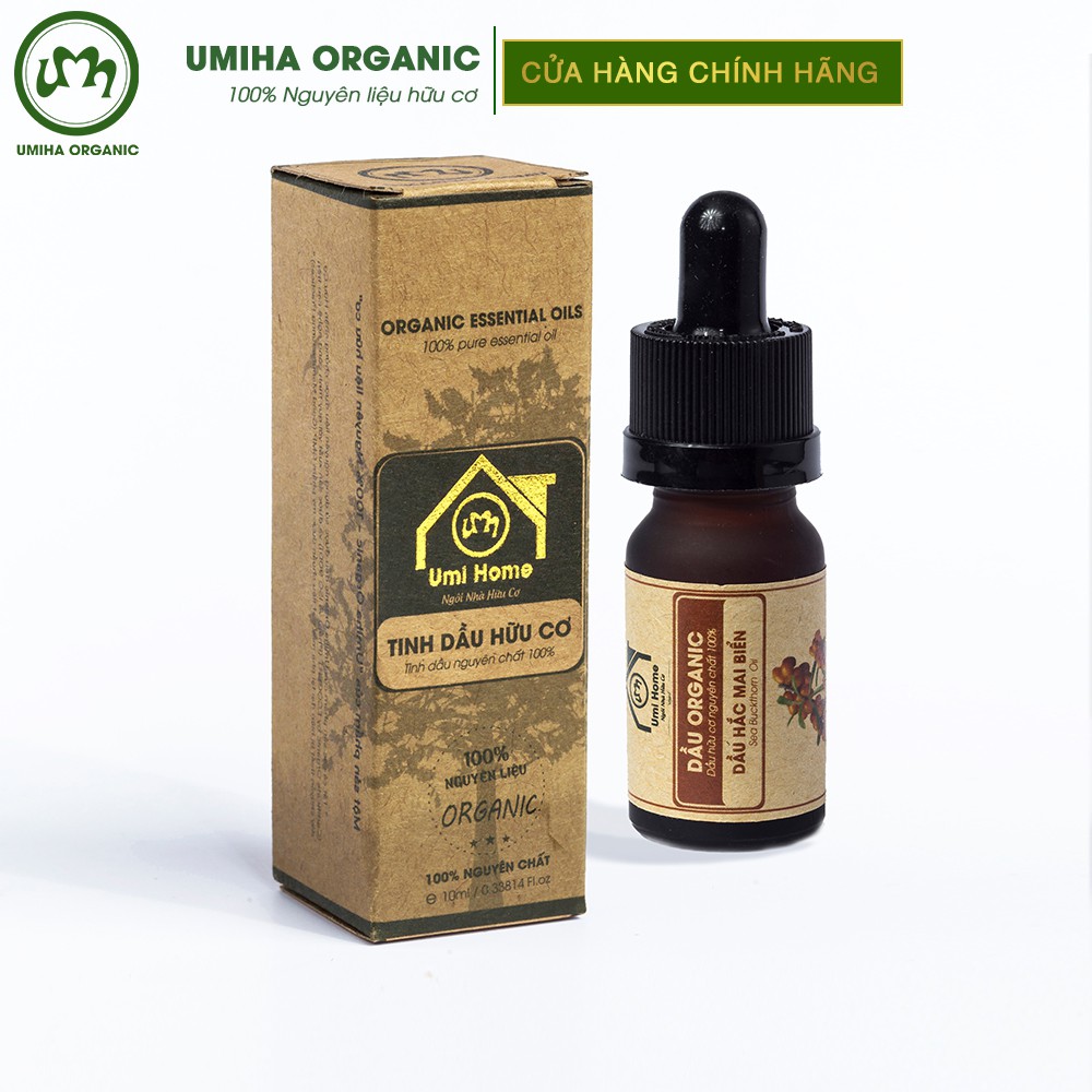 Dầu Hắc Mai Biển hữu cơ UMIHA nguyên chất | Sea ​​Buckthorn Oil 100% Organic 10ml