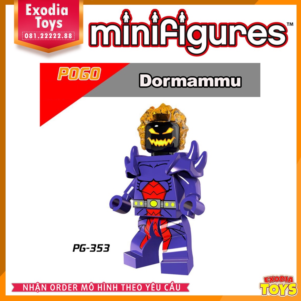 Xếp hình Minifigure Siêu anh hùng vũ trụ Marvel và DC Comics - Đồ Chơi Lắp Ghép Sáng Tạo - POGO PG8084