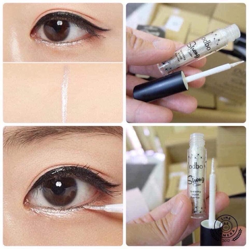 Kẻ Mắt Ánh Nhũ Odbo Sparkling Liquid Eyeliner Thái Lan