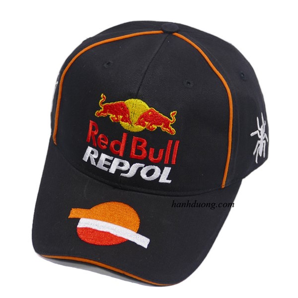 Nón kết tem xe khóa gài xịn Honda - Đen chất liệu Kaki cao cấp oát mềm được họa tiết nổi bật thích hợp cho các bạn trẻ