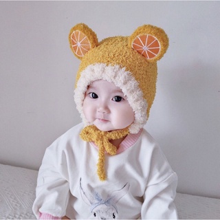🐣 Mũ len ấm cho bé trai bé gái hoạ tiết hoa quả ngộ nghĩnh xả sốc