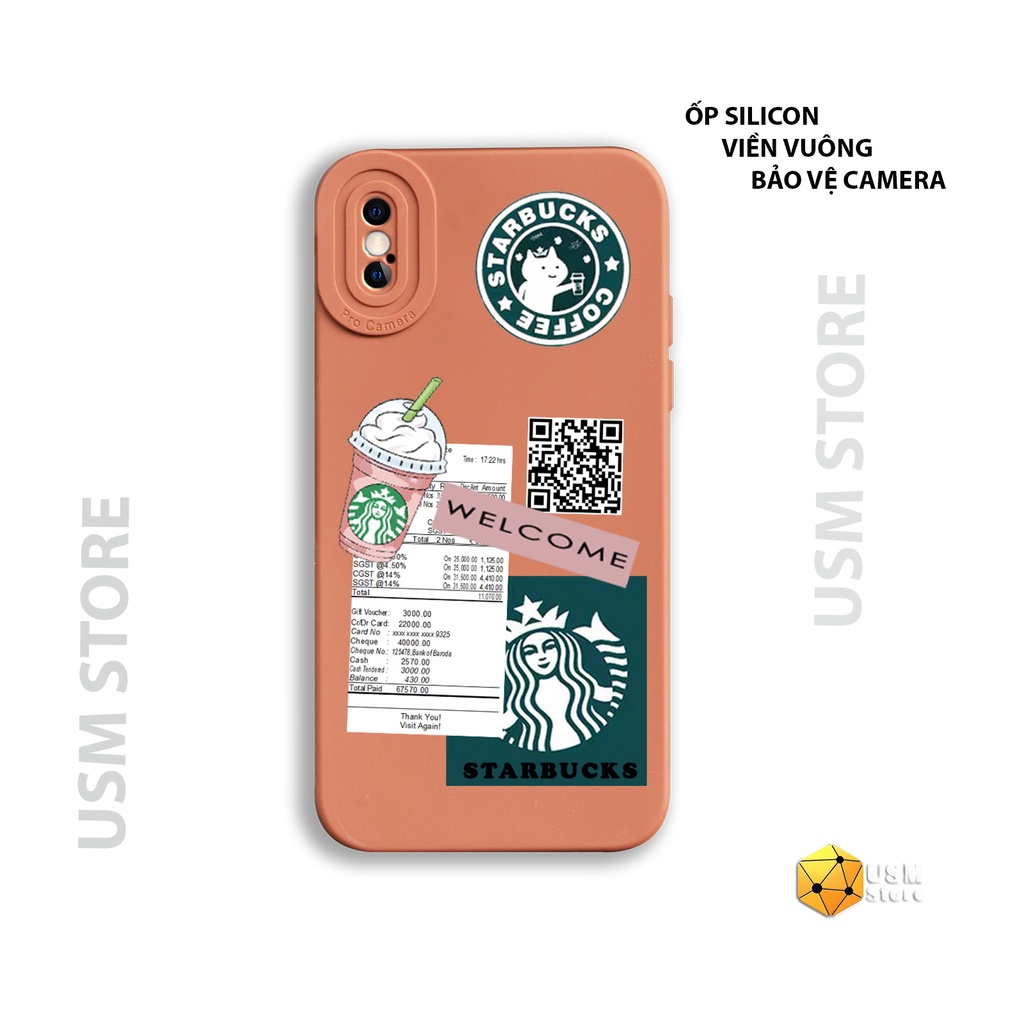 Ốp lưng iphone 6/6s/6plus/7/7plus/8/8plus/X/XS/XSmax/XR/11/11Pro/11Promax/12/12Pro/12Promax/12Mini/13/13Promax Starbucks