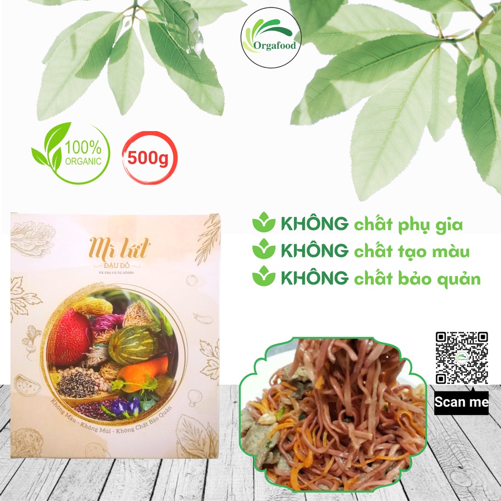 [Mã GROSALE giảm 10% đơn 150K] Mì gạo lứt rau củ tự nhiên Tâm Hiền 500g Eat Clean cho người ăn kiêng, cho bé ăn dặm