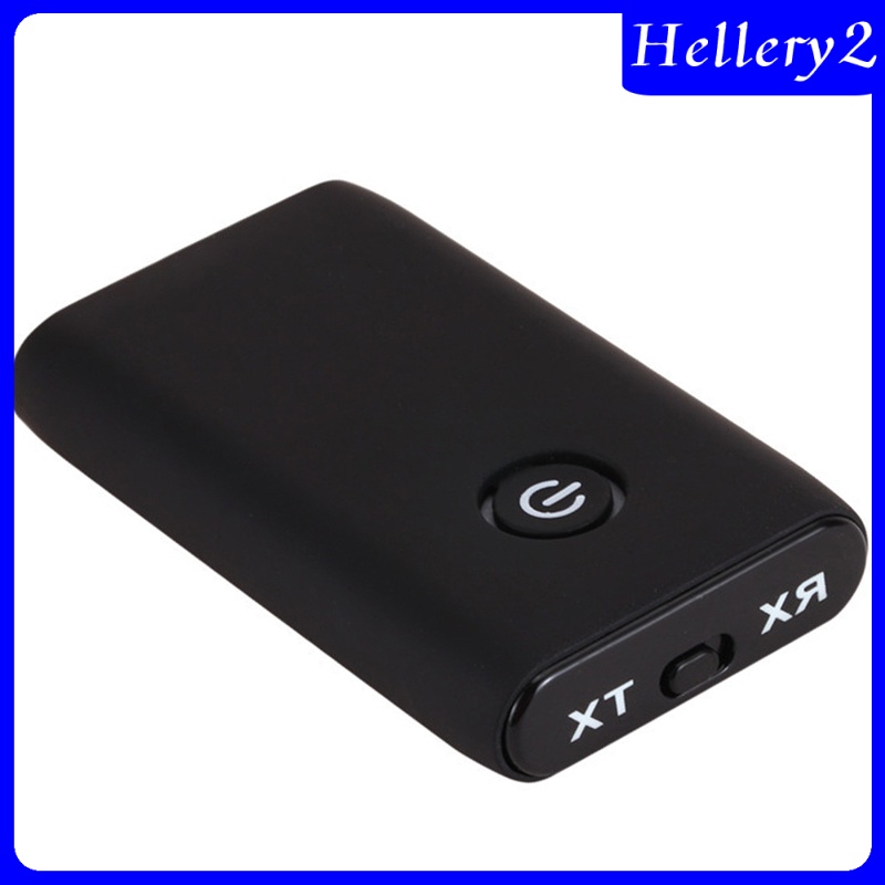 [HELLERY2] 2in1 Bluetooth Transmitter Receiver 3.5mm AUX Adapter for TV PC Car Black