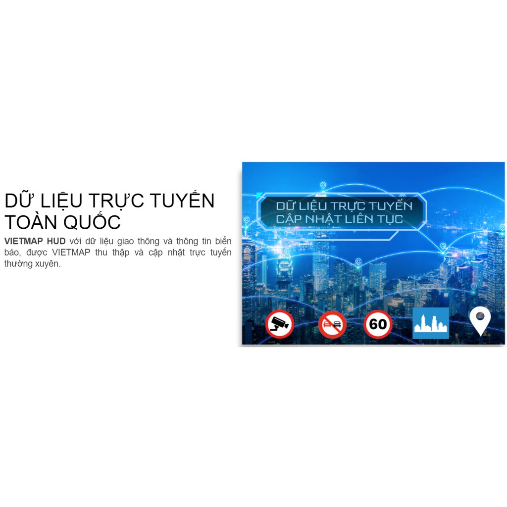 Màn Hình Hiển Thị Thông Tin Vietmap HUD H1N