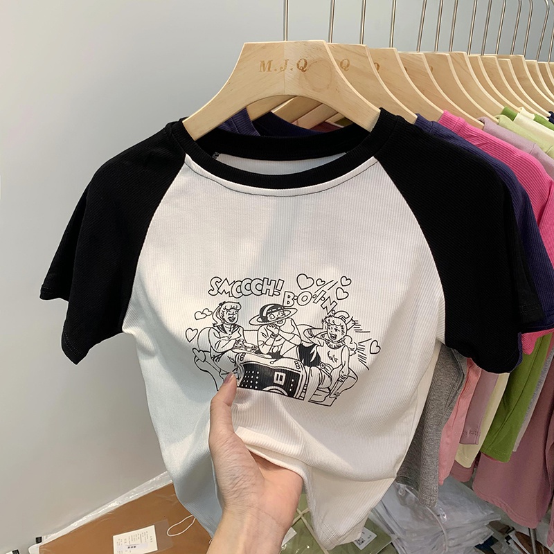 Áo Thun Ngắn Tay Phong Cách Retro 53792