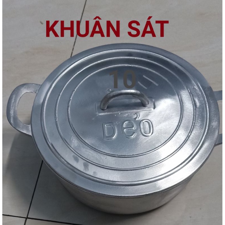 Nồi Gang Đúc Bằng Khuân Sắt Đường kính 21cm