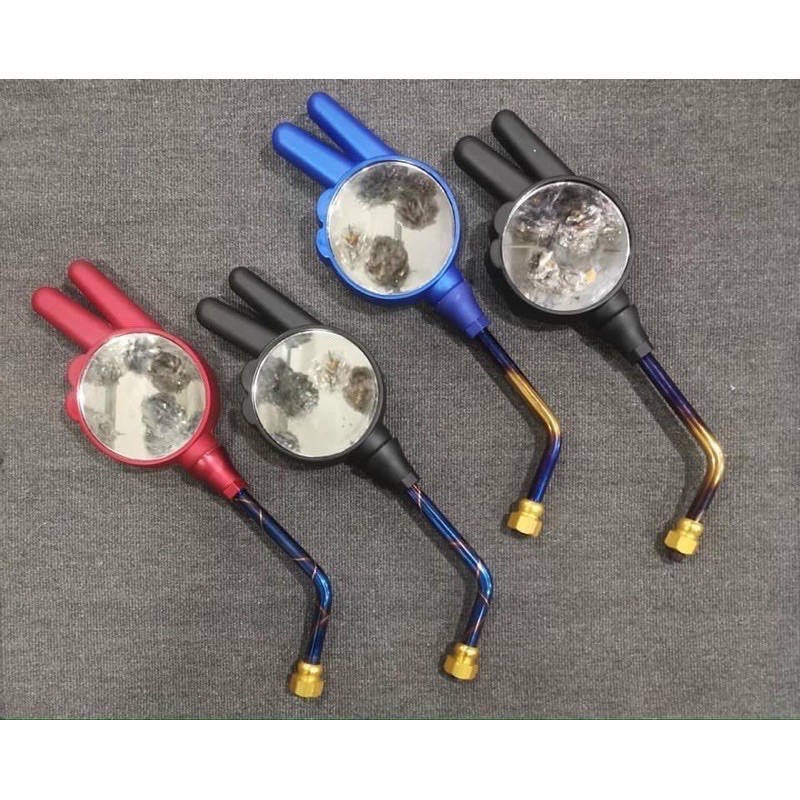 Kính Chiếu Hậu 2 Ngón Tay Chân Xi Titan