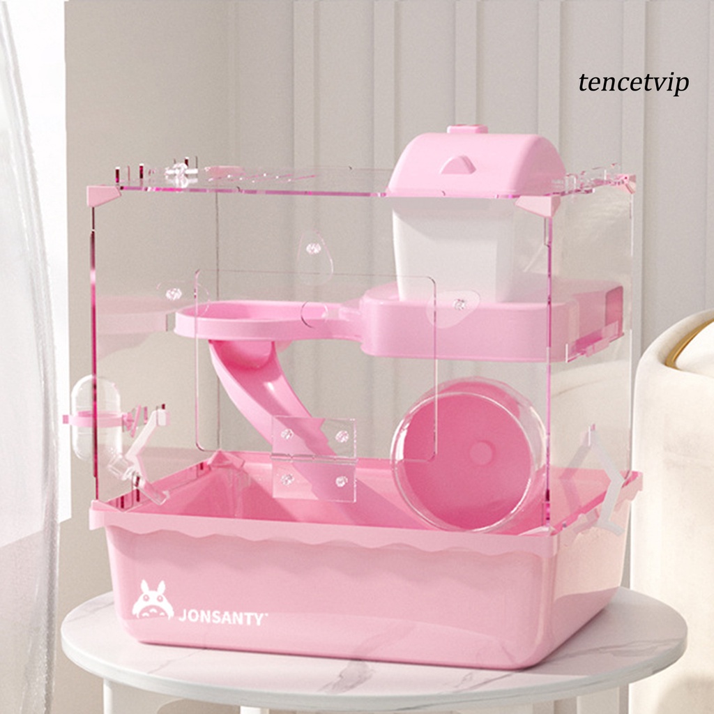Lồng Nuôi Chuột Hamster Bằng Nhựa Trong Suốt Giữ Ấm Mùa Đông
