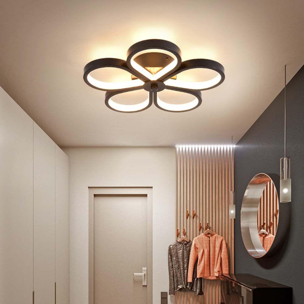 Đèn Trần LED 5 Đầu Màu Đen Cho Phòng Ngủ