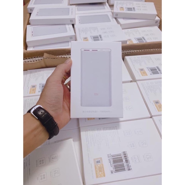 Sạc dự phòng Xiaomi Gen2- 10000mAh 2 USB (Full Box)