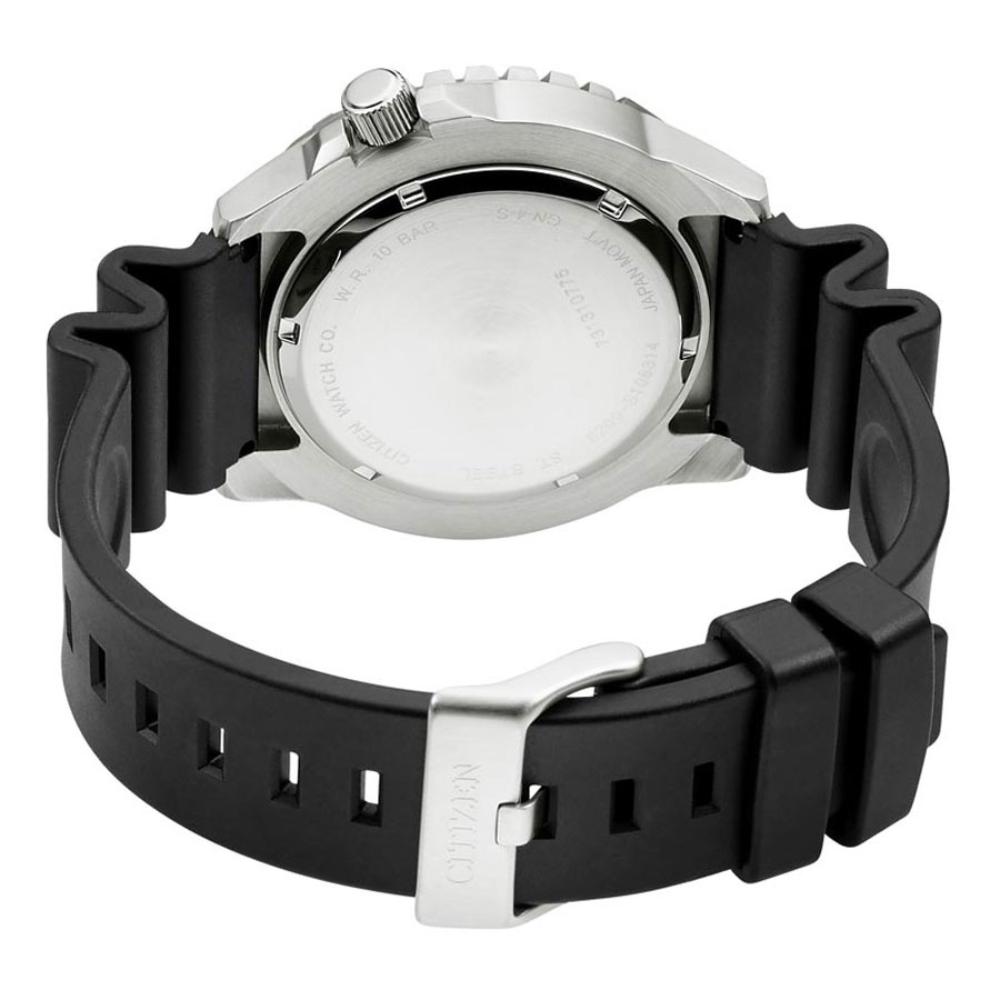 Đồng Hồ Nam Citizen Dây Cao Su NH8380-15E - Mặt Đen