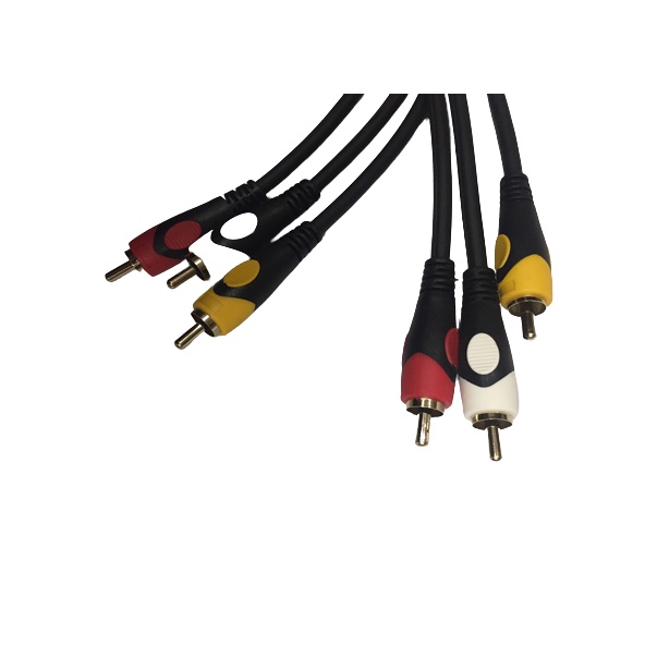 DÂY CÁP LOA 3 CỔNG RA 3 CỔNG HOA SEN 3M KY3/302 HIGH SPEED