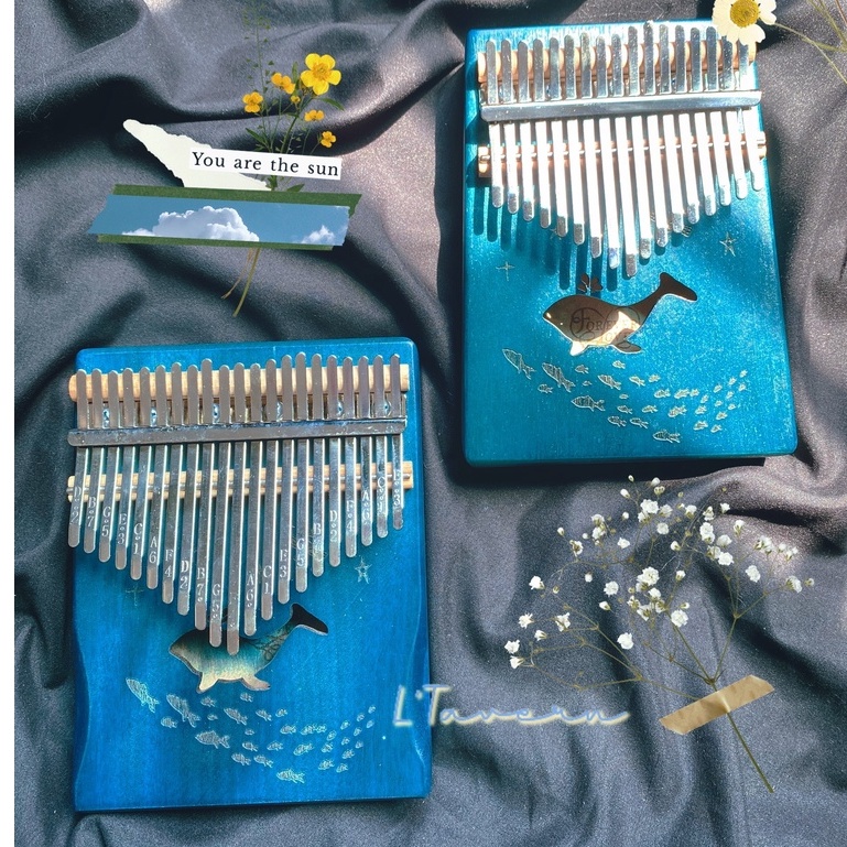 Đàn Kalimba 21 phím chất lượng âm hay tặng full phụ kiện