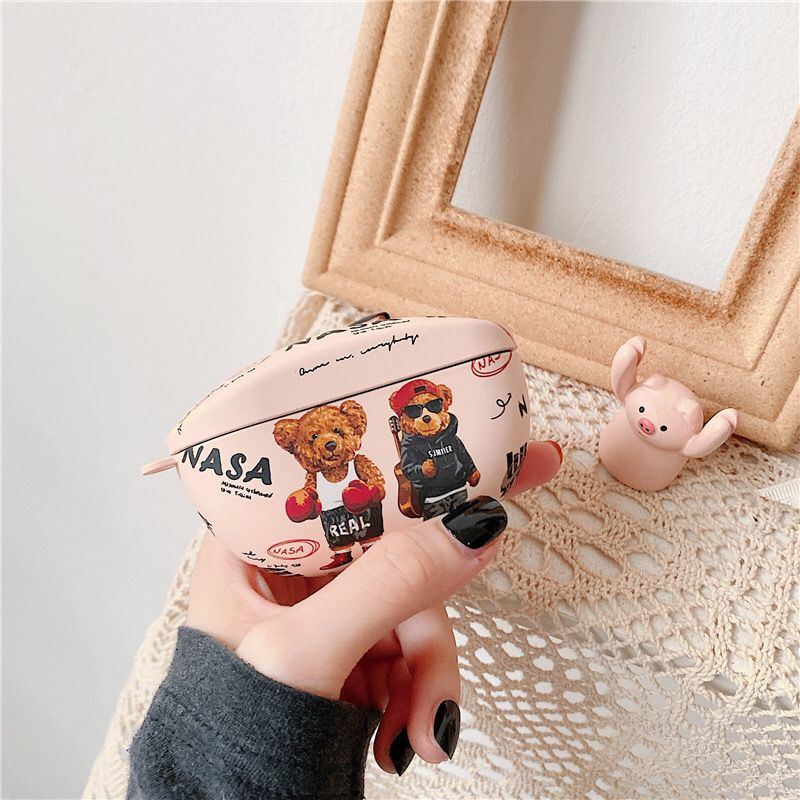 Vỏ Bảo Vệ Hộp Sạc Tai Nghe Bluetooth SONY WF-SP800N Họa Tiết Hoạt Hình kaws Sesame Street Dễ Thương