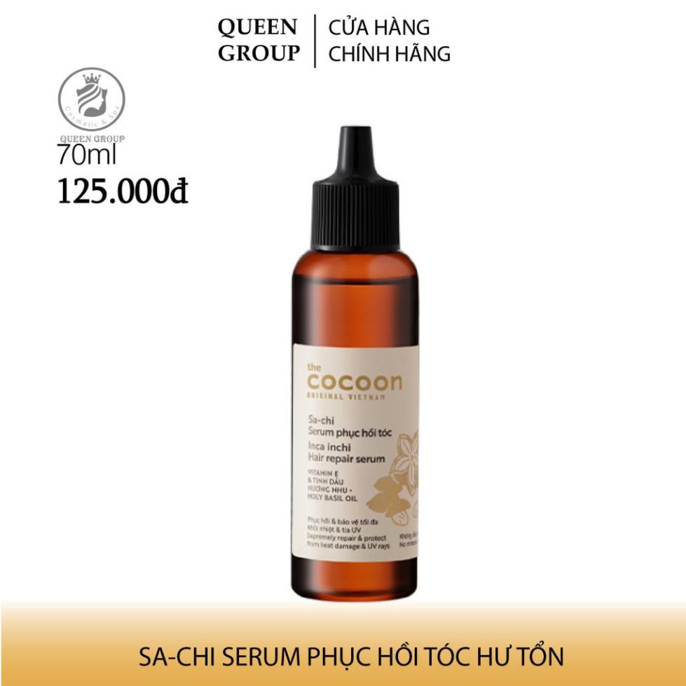 [CHÍNH HÃNG] Serum Sa-chi Phục Hồi Tóc Cocoon 70ml