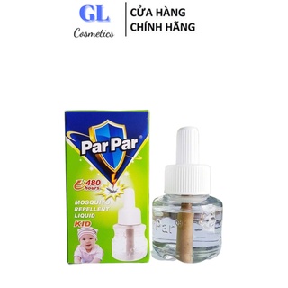 Lọ tinh dầu đuổi muỗi parpar 240h-480h