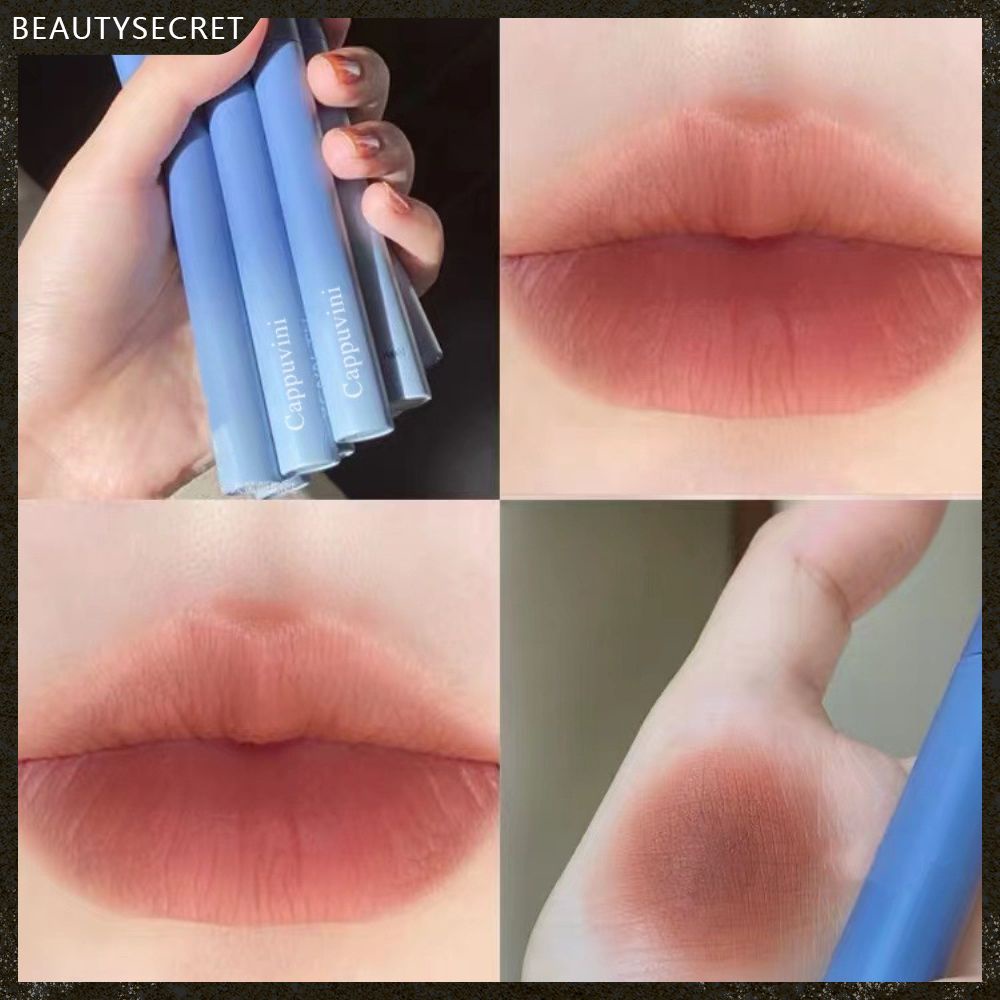 [Hàng mới về] Son môi Cappuvini chống khô môi lên màu xinh xắn lâu trôi