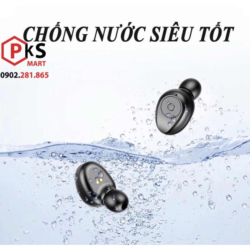 Tai Nghe Bluetooth Amoi F9 - F9Pro -F9-11 - S11 Nút Cảm ứng, Pin 280 giờ, Sạc Dự Phòng, Chống Nước, iphone, - PKSMART