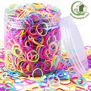 Bịch sợi dây thun cột tóc nhiều màu