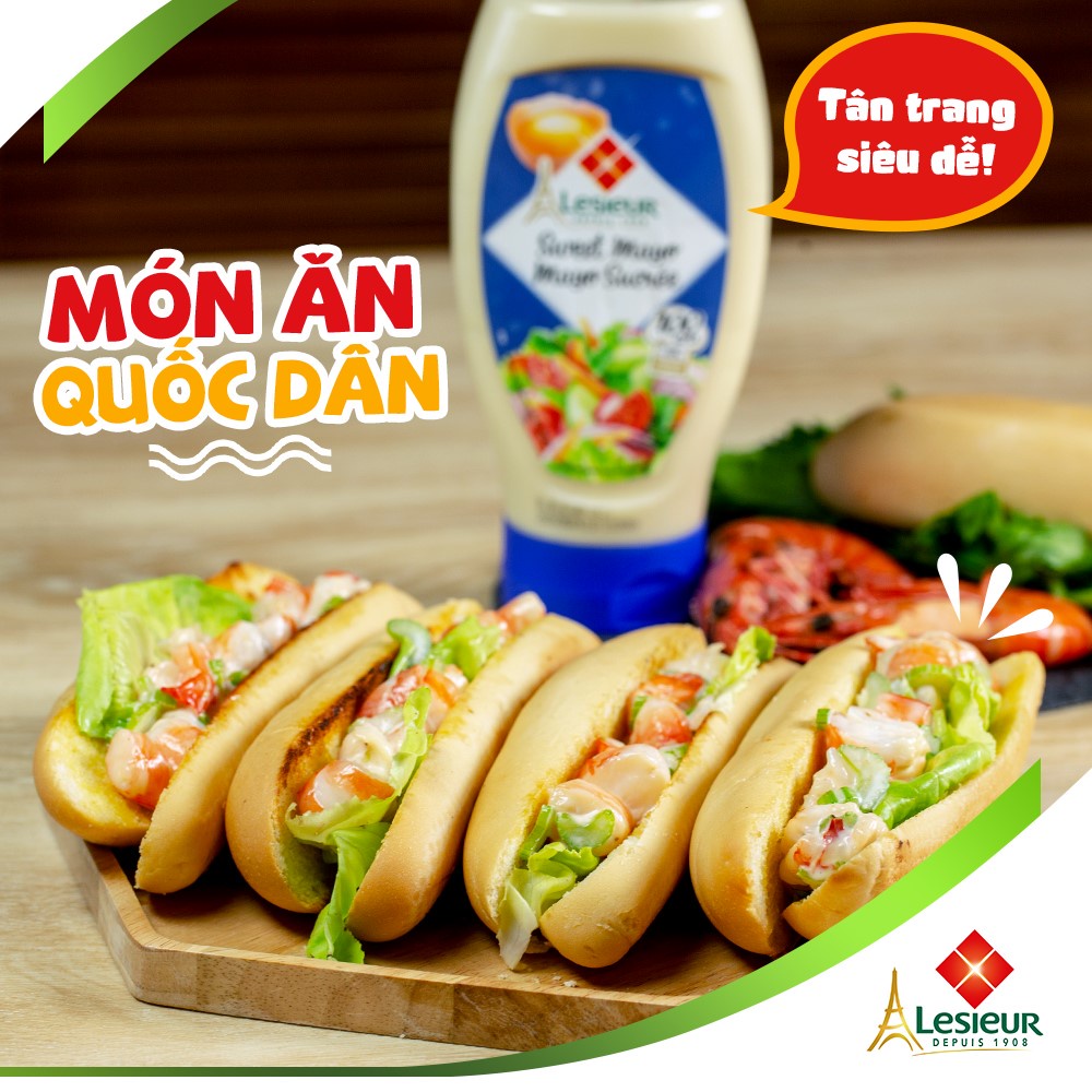 [BÁN GIÁ SỈ] Xốt Mayonnaise Lesieur Pháp Vị Ngọt dịu - 425 Gram (Date T10/2021) | BigBuy360 - bigbuy360.vn