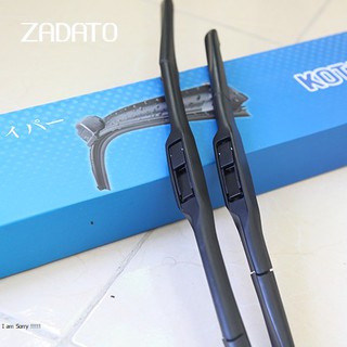 Gạt mưa ô tô 3 khúc lưỡi silicone 3 tầng gạt Sạch êm BH 6T | Gạt Mưa KOTADA