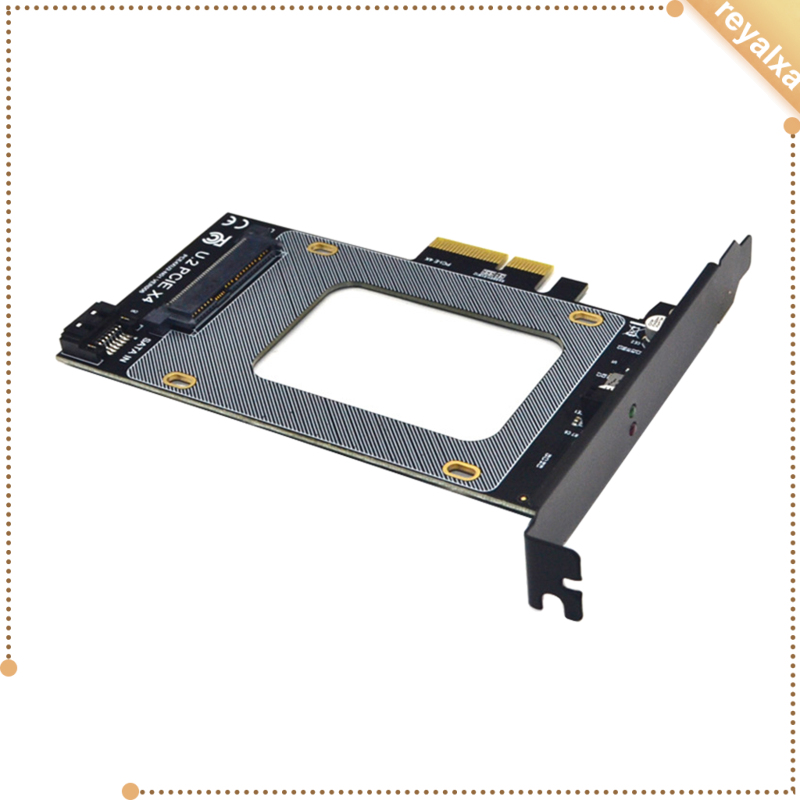 PCIe Riser 4X to U.2 SFF-8639 Expansion Card PCI-E/SATA/SAS Adapter for Desktop PC Computer