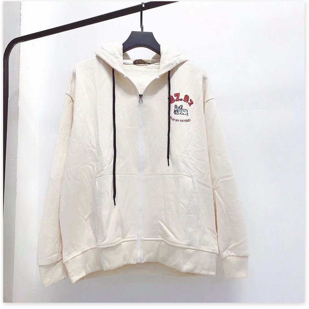 [Freeship] áo khoác hoodie nữ form rộng có dây kéo 0707 - shop lv | BigBuy360 - bigbuy360.vn