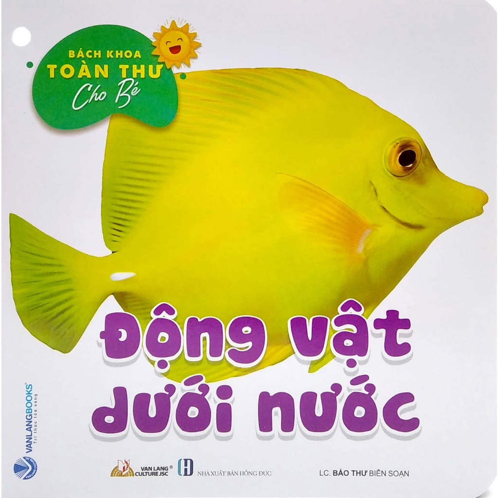 Sách - Bách Khoa Toàn Thư Cho Bé - Động Vật Dưới Nước - 8935074124142