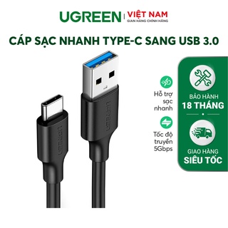 Mua Dây cáp sạc và truyền dữ liệu tốc độ nhanh USB 3.0 sang USB-C 3A 0.25-2m US184