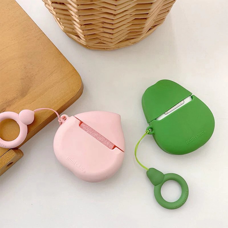 Case Vỏ Bao Airpods Đựng Tai Nghe Cho Airpod 1&amp;2 Chất Liệu Silicon Dẻo Hỗ trợ Airpods i11 i12 i18 i100 ... Cute