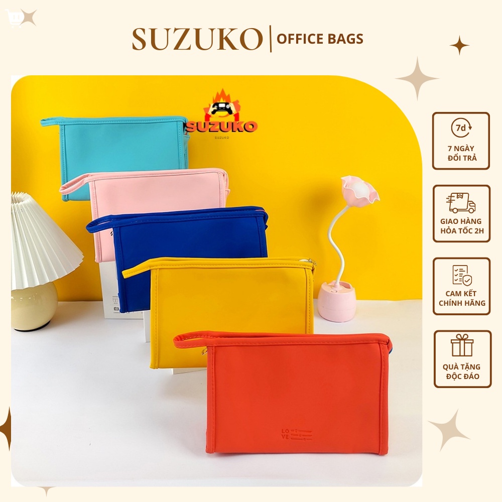 Túi đựng đồ trang điểm mỹ phẩm du lịch, makeup skincare cá nhân cầm tay có ngăn khóa phong cách Hàn Quốc MY03