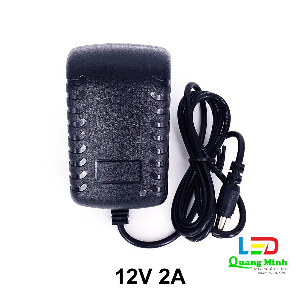 Bộ nguồn nhựa adapter 12V - 5A (DC) (Đen Siêu Bền) | BigBuy360 - bigbuy360.vn