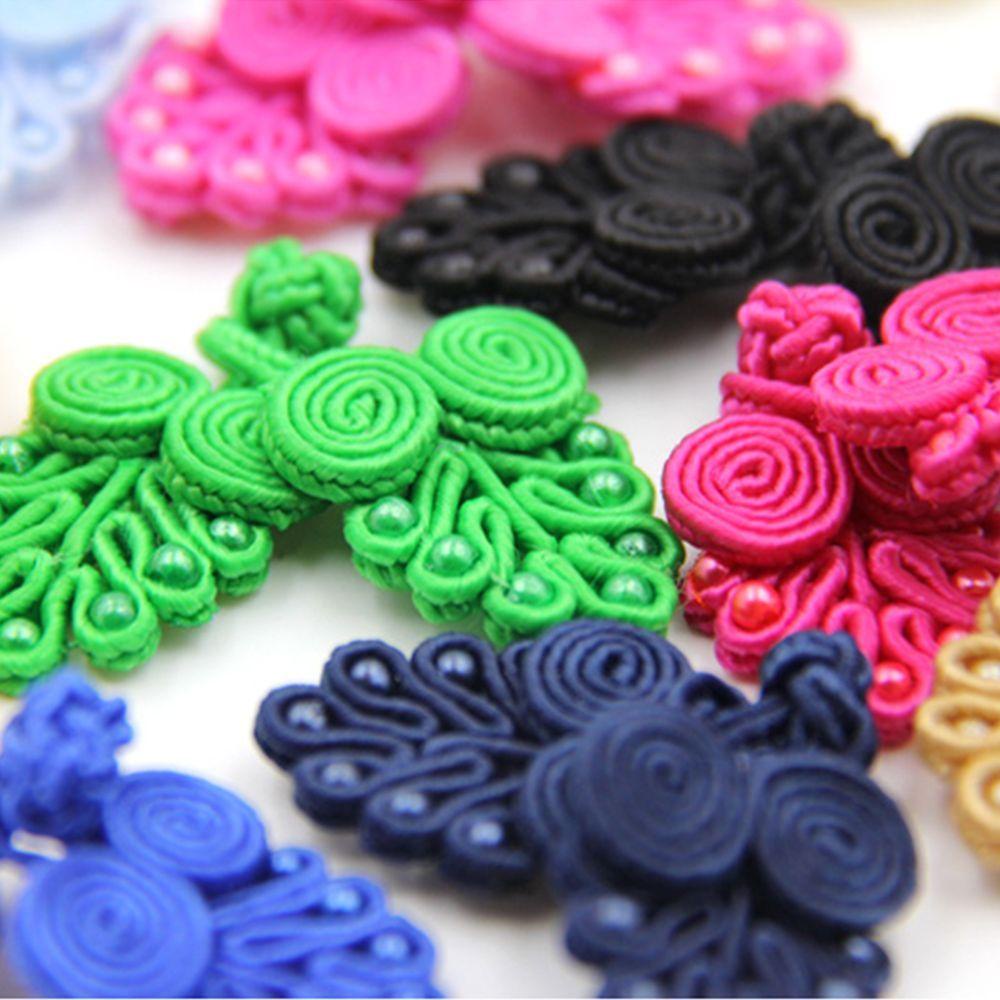 Set 5 Phụ Kiện Nút Thắt Hình Ếch Trung Hoa Trang Trí Túi Xách / Sườn Xám Handmade DIY