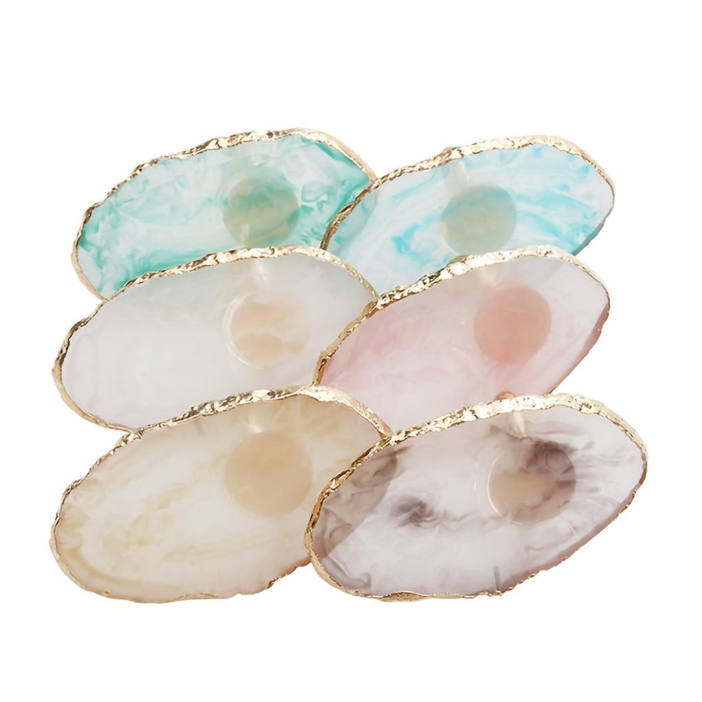 Bảng Pha Màu Vẽ Móng Nghệ Thuật Bằng Nhựa Resin Điều Chỉnh Được Kích Thước Nhỏ Gọn