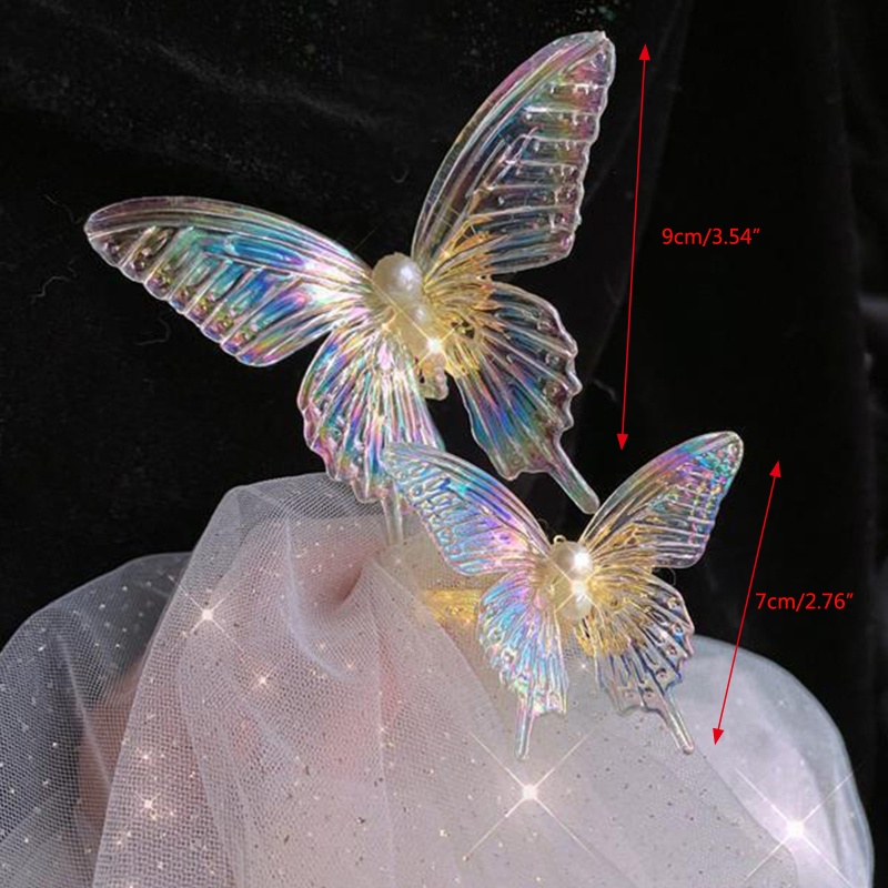 Kẹp Tóc Hình Bươm Bướm Phong Cách Lolita