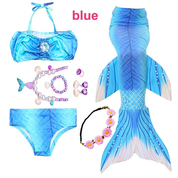 Đồ Bơi Có Đuôi Nàng Tiên Cá Cho Bé Gái