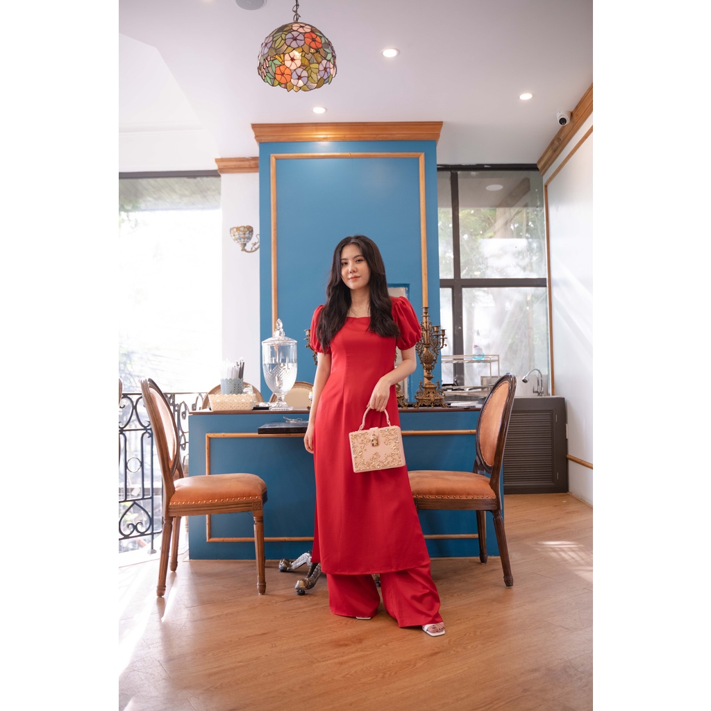 Áo dài lụa thời trang mới nhất.